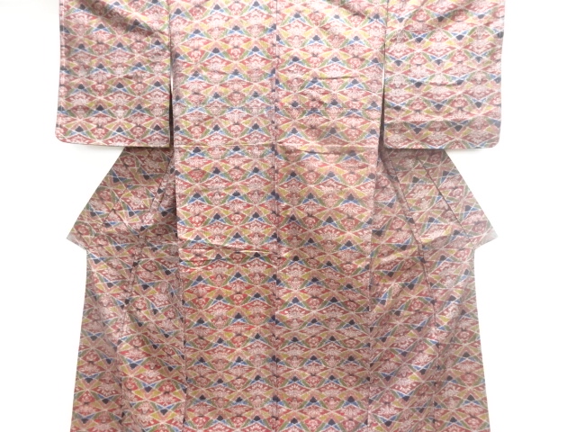 JAPANESE FUKURO OBI / UNUSED / TSUMUGI / WOVEN ABSTRACT